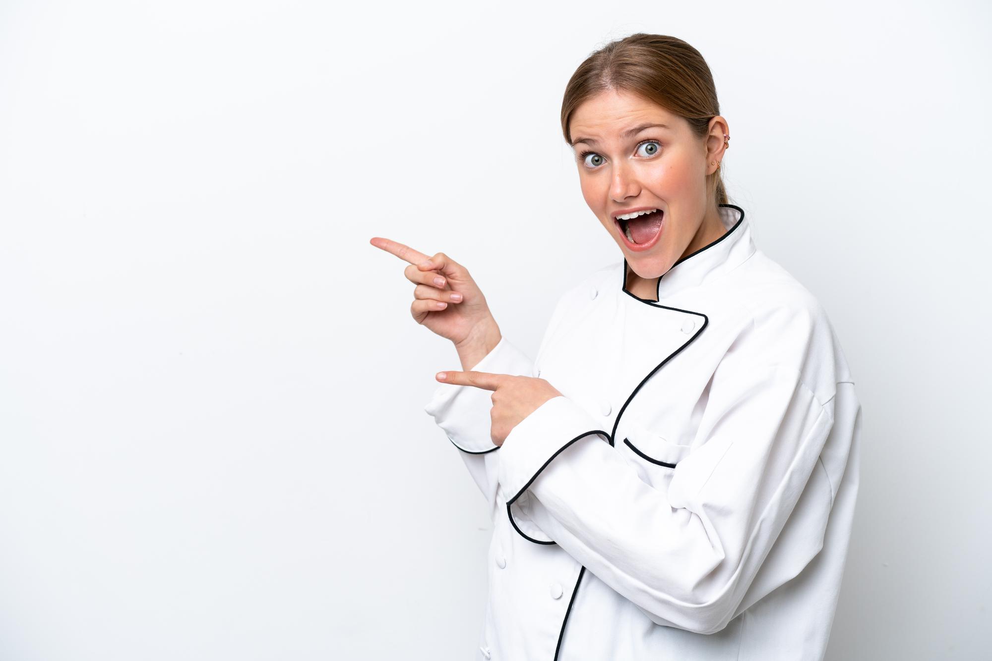 Chef inviting to a workshop
